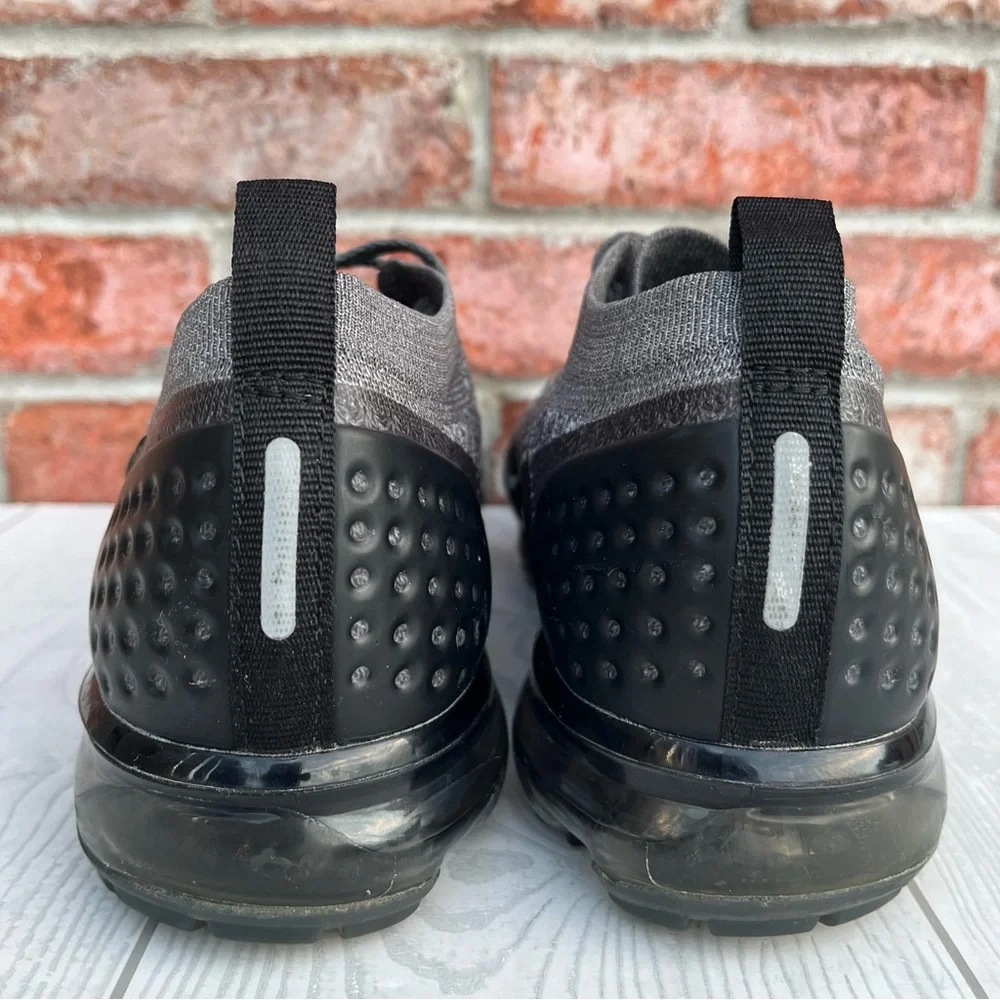 Nike Air VaporMax 2.0 Flyknit Wolf Gray Running Shoes Sneakers Men’s Size 9.5